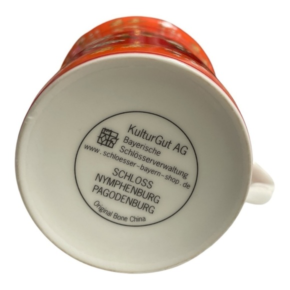 Vintage German Original Bone China with Bright red bird design. KulturGut AG. - Picture 5 of 8